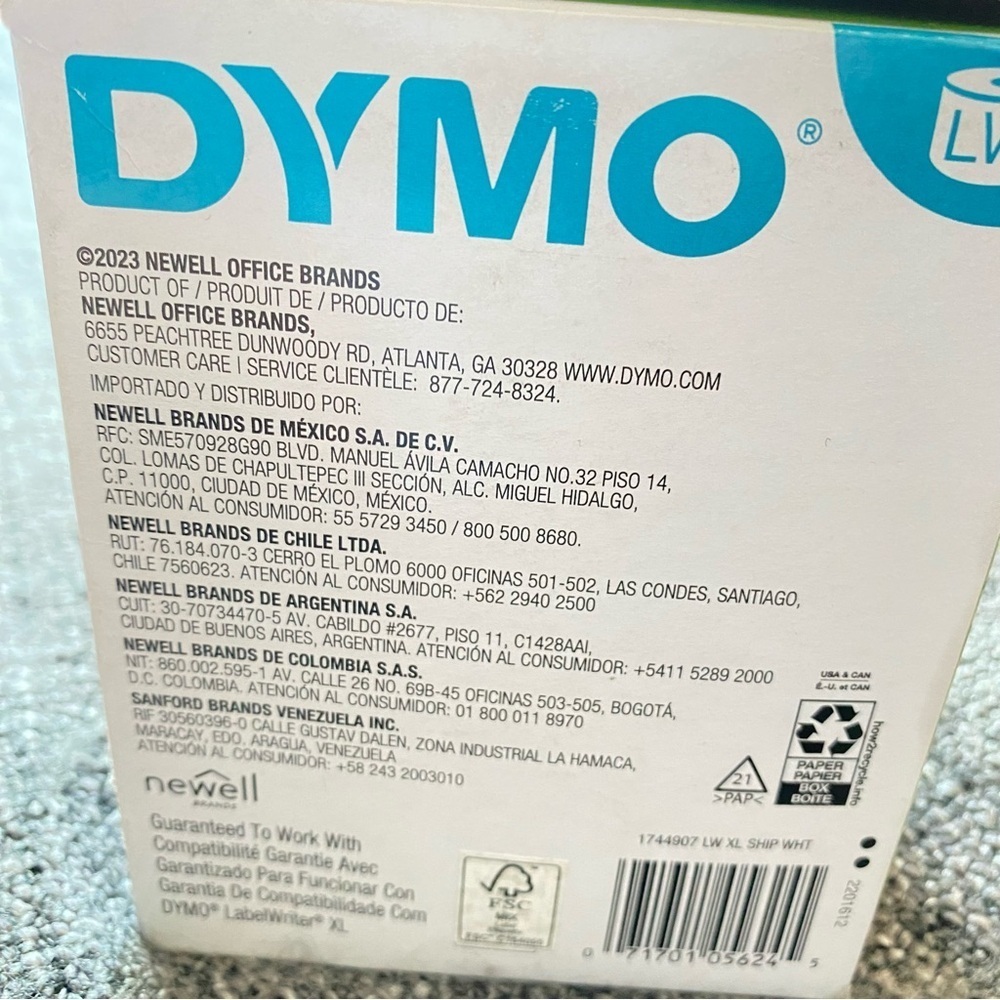 DYMO EXtra Large Shipping Labels LabelWriter XL - 4in x 6in - 220 Labels - Picture 6 of 8